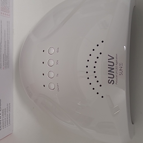 SUNUV 2-IN-1 LED/UV NAIL LAMP, NEW IN BOX - Picture 4 of 7